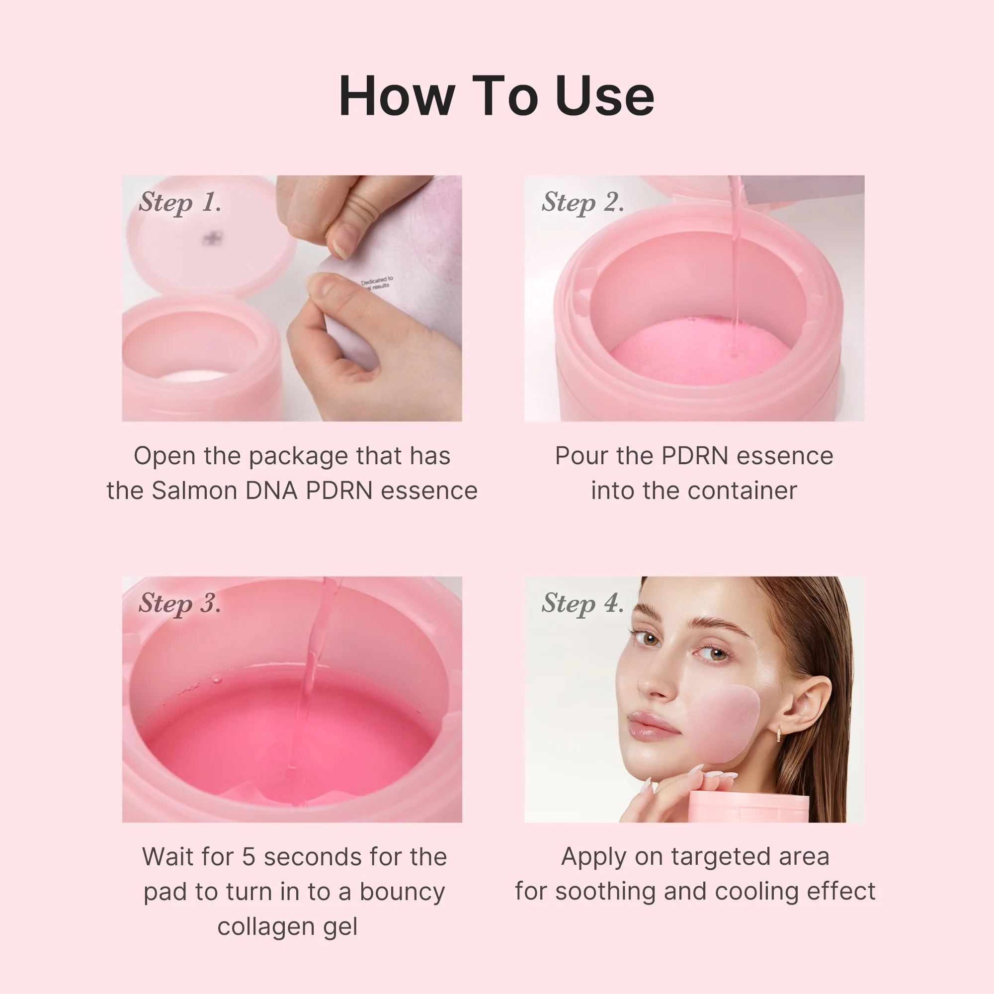 [Subscr.] PDRN Pink Collagen Gel Toner Pad - Image 7