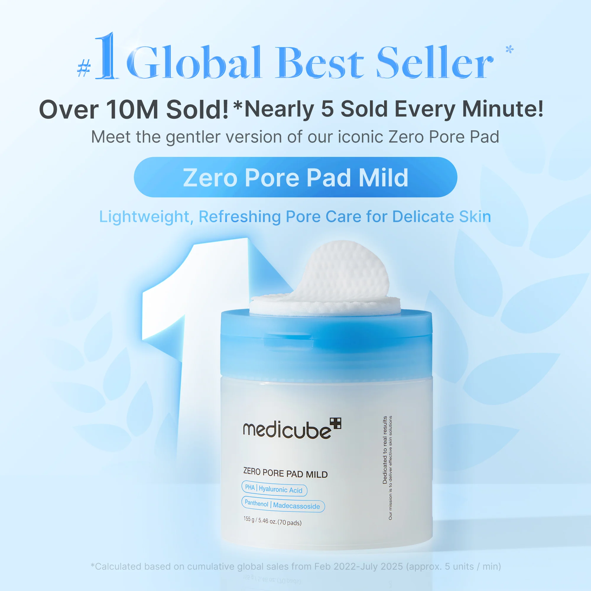 Zero Pore Madecassoside Pads (Mild) - Image 2